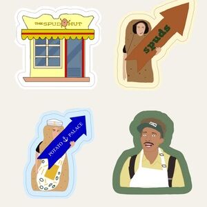Smosh Spud Hut Stickers